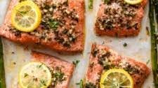 Quick & Easy Baked Lemon Garlic Salmon