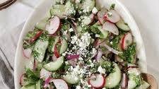 Radish, Cucumber and Herb Salad