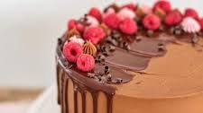 Raspberry Chocolate Truffle Cake