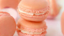 Raspberry Rose French Macarons