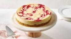 Raspberry-Swirl Cheesecake