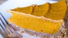Raw Vegan Pumpkin Pie