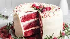 Red Velvet Christmas Cake