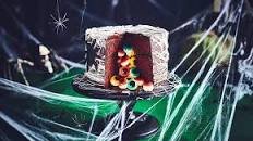 Red Velvet Halloween Cobweb Cake Recipe