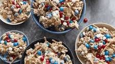Red White and Blue Chex Mix