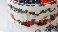 Red, White, and Blue Trifle