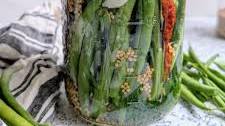 Refrigerator Spicy Pickled Green Beans Recipe