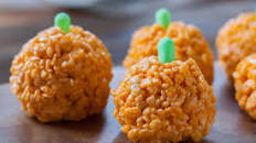 Rice Krispie Pumpkin Treats