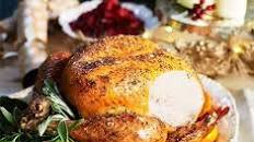 Roast turkey with lemon & garlic