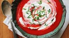 Roasted Beet and Butternut Squash Soup