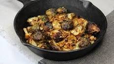 Roasted Brussel Sprouts with Chestnuts