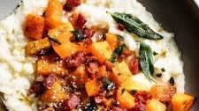 Roasted Butternut & Pancetta Risotto with Sage Oil