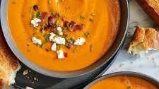 Roasted Butternut Squash and Bacon Soup