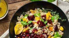 Roasted Butternut Squash and Beet Couscous Salad