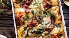 Roasted Butternut Squash and Spinach Lasagna.