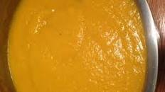 Roasted Butternut Squash Cream Soup with Ginger