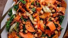 Roasted Butternut Squash Kale Salad