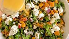 Roasted Butternut Squash Salad with Goat Cheese