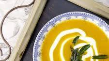 Roasted Butternut Squash Soup with Sage