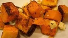 Roasted Butternut Squash with Blue Cheese and Walnuts