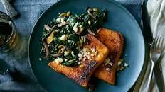 Roasted Butternut Squash with Chorizo-Spiced Kale