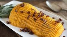 Roasted Butternut Squash with Maple Pecans