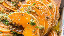 Roasted Butternut Squash with Walnuts & Parsley Pesto