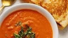 Roasted Creamy Tomato Soup and Grilled Cheese Recipe