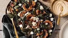 Roasted Delicata Squash With Crunchy Kale & Feta