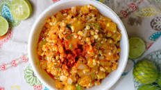 Roasted, Fiery Pineapple Corn Salad