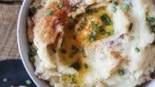 Roasted Garlic and Goat Cheese Mashed Potatoes