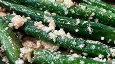 Roasted Garlic Parmesan Green Beans