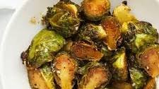 Roasted Maple Dijon Brussels Sprouts