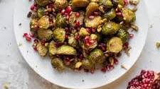 Roasted Maple Mustard Brussels Sprouts