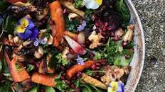 Roasted root vegetable salad | Vegan