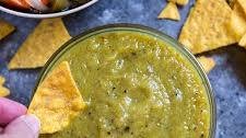 Roasted Salsa Verde (Green Chile Salsa)
