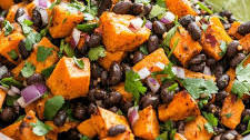 Roasted Sweet Potato and Black Bean Salad
