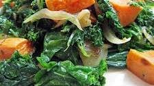 Roasted Sweet Potato and Kale Salad