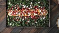 Roasted Sweet Potato, Pomegranate, and Massaged Kale Salad