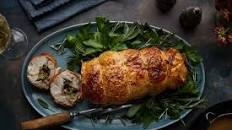 Roasted Turkey Breast Roulade With Cranberry Herb Stuffing