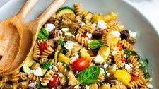 Roasted Vegetable Pasta Salad with Feta (Cold)
