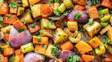 Roasted Winter Vegetables with Balsamic Vinegar