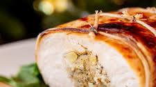 Rolled Stuffed Turkey Breast with Sage and Onion Stuffing