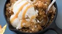 Salted Caramel Apple Crisp