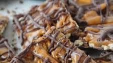 Salted Caramel Pretzel Bark