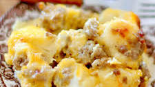 Sausage, Egg and Cheese Biscuit Casserole