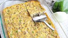 Sausage, Egg and Cheese Egg Bake recipe