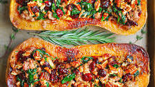 Sausage Stuffed Butternut Squash