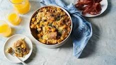 Savory Butternut Squash Bread Pudding