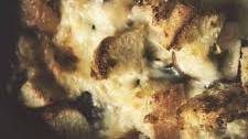 Savory Mushroom and Gruyere Bread Pudding
